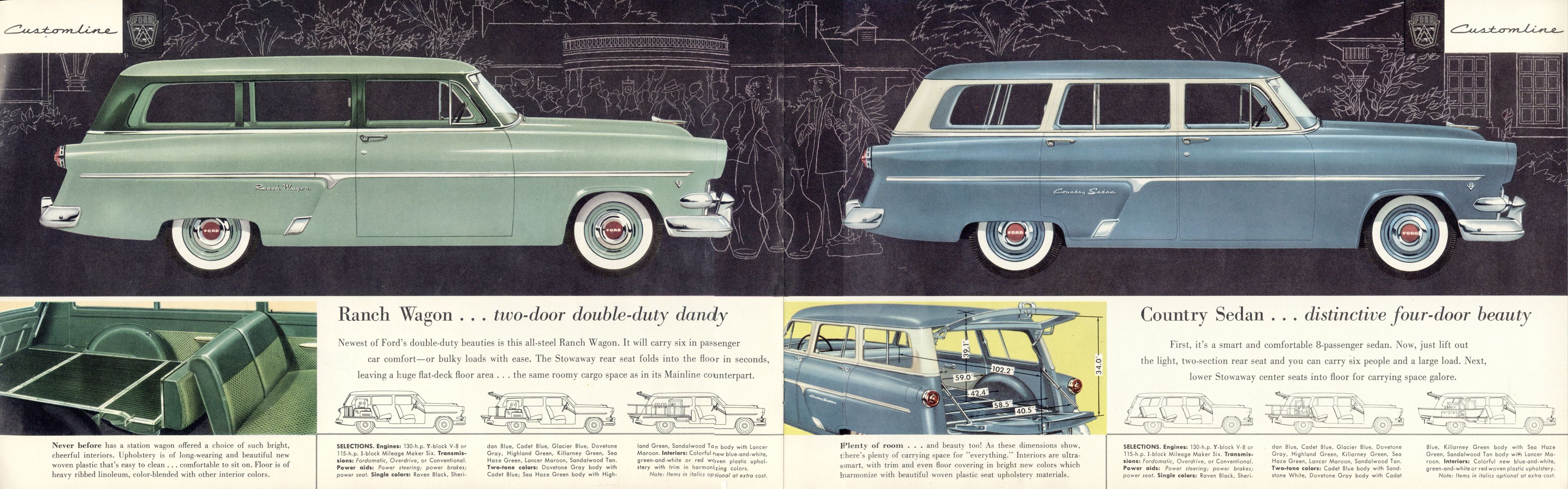 1954 Ford Brochure Page 10